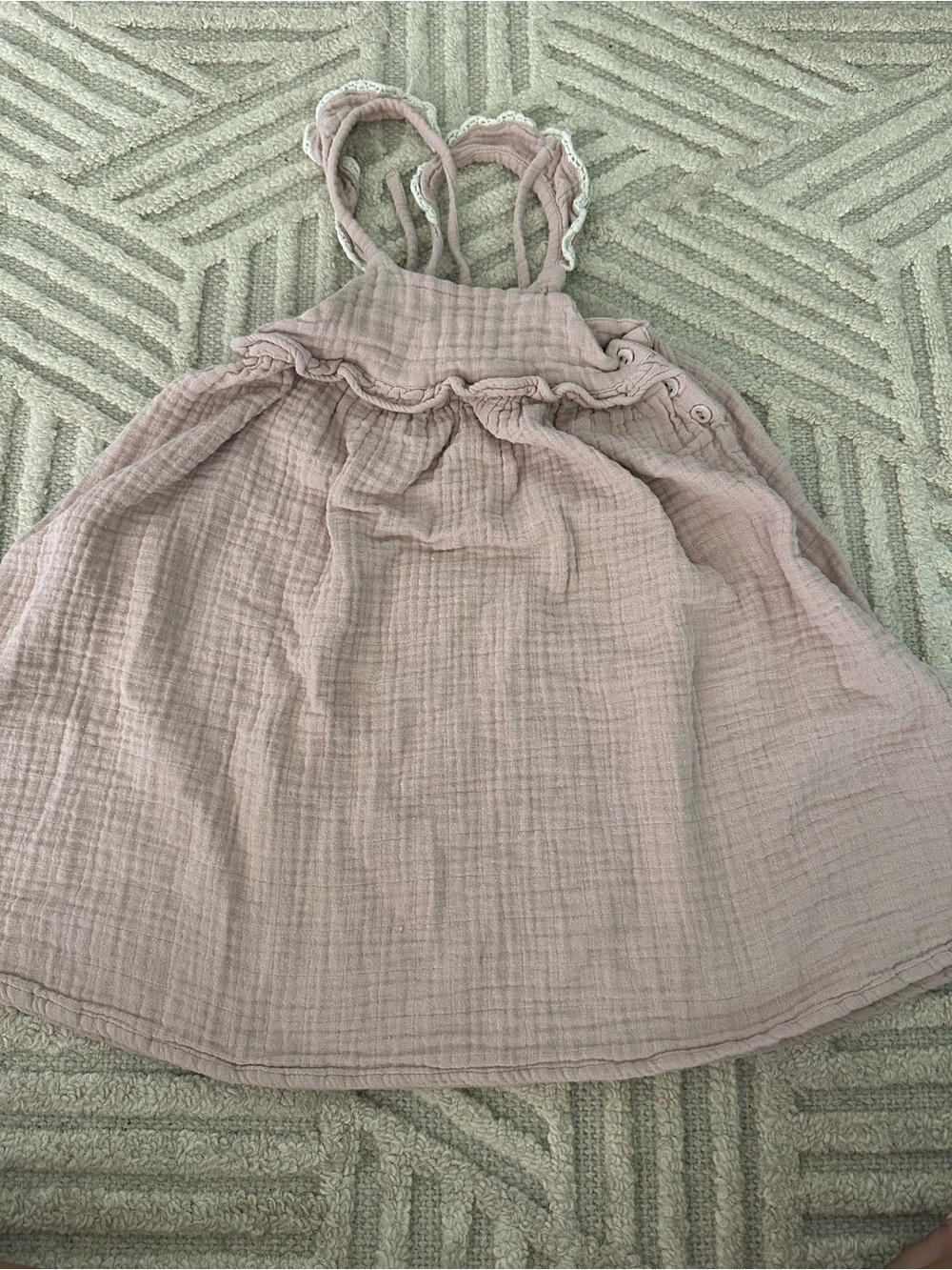 Jamie Kay Dusty Pink Gauze Sundress